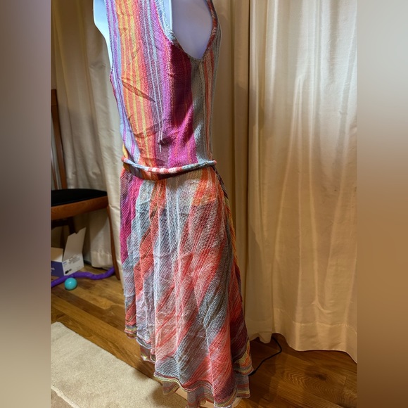 Anthropologie Cecilia Prado Rainbow Reverie Knit Dress - Picture 6 of 8